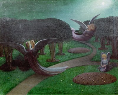Angels in the Night by William Degouve de Nuncques